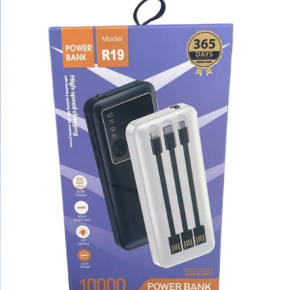 GENERICO - Power Bank Banco De Energía Portátil 10000mah R19