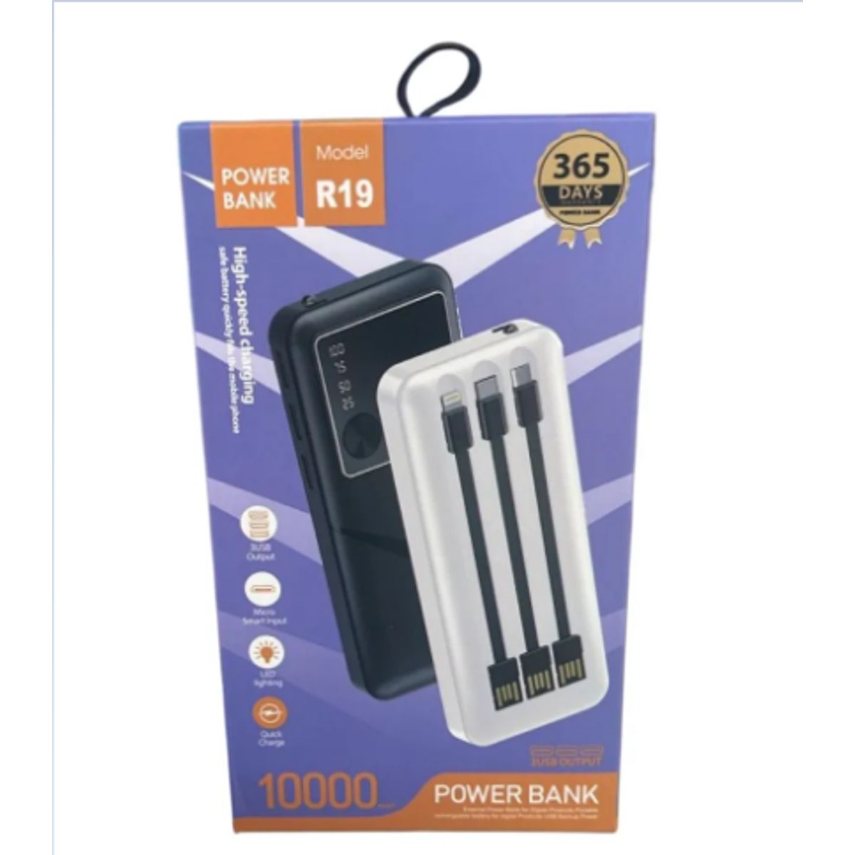 GENERICO - Power Bank Banco De Energía Portátil 10000mah R19