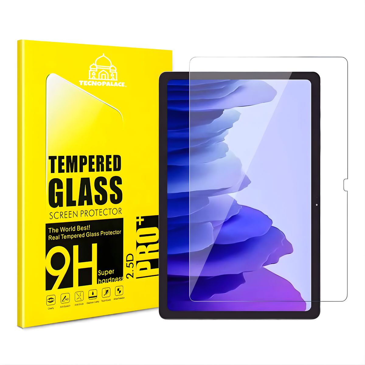 TECNOPALACE - Lámina de Vidrio para Galaxy Tab S10Plus-S9Plus-S9Fe-S8Plus-S7Fe-S7Plus
