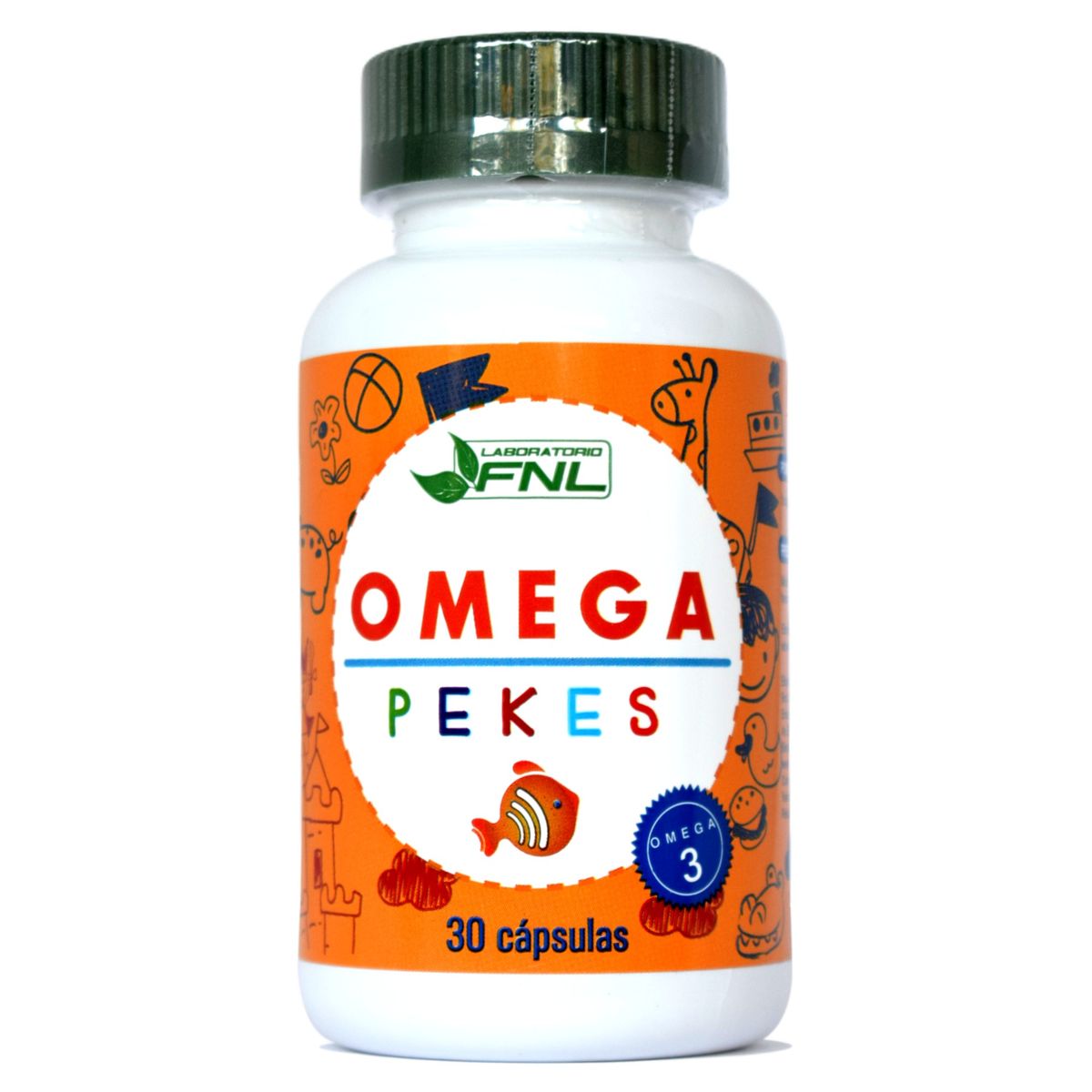 FNL - Omega 3 Pekes 2x Frascos 30 Caps (Epa, Dha) Fnl