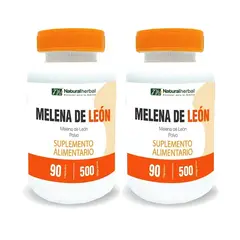 GENERICO - Melena De Leon Nh 2 Frascos 2x90 Caps.