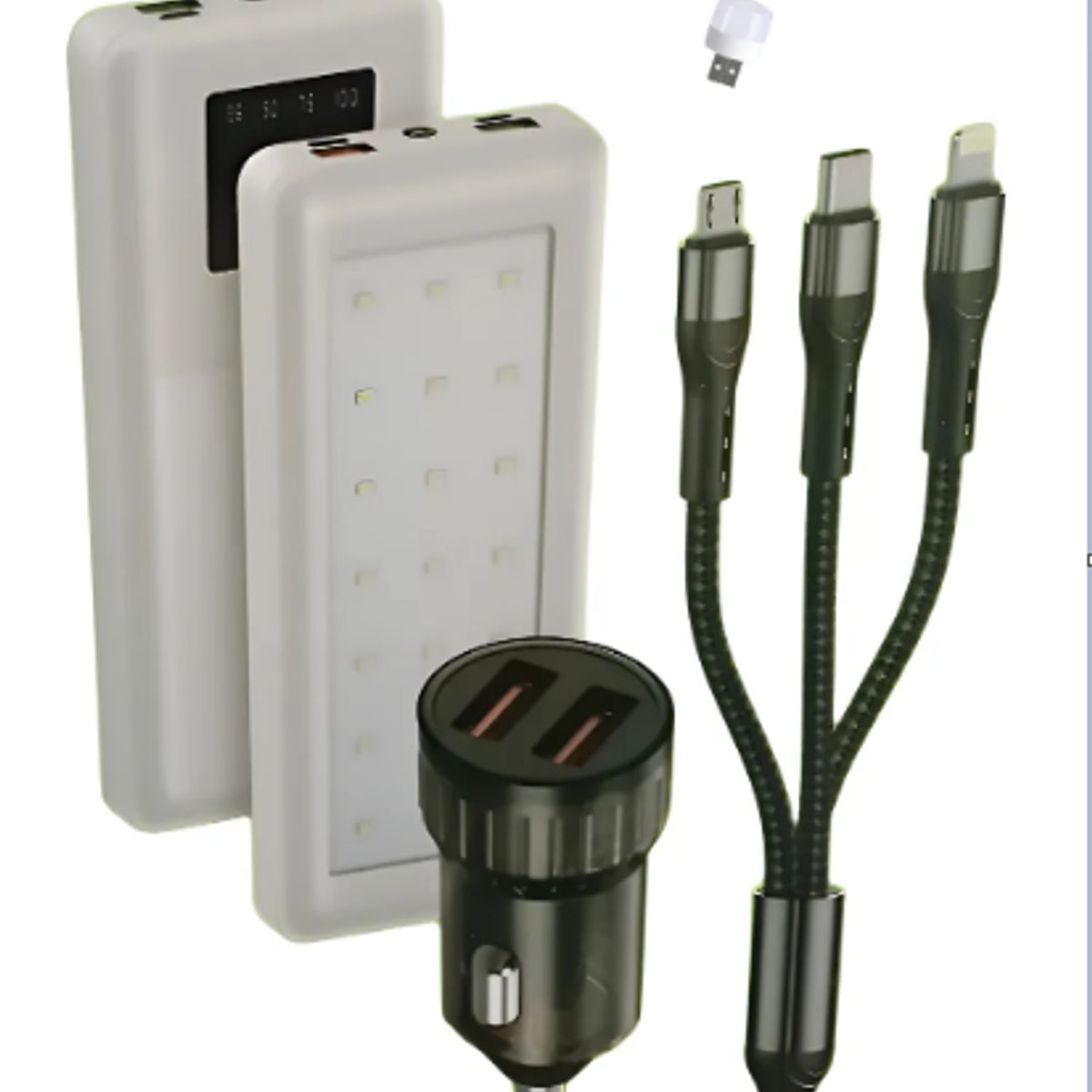 GENERICO - Kit Power Bank 3 En 1 22000mah Banco De Carga Rápida Y-22