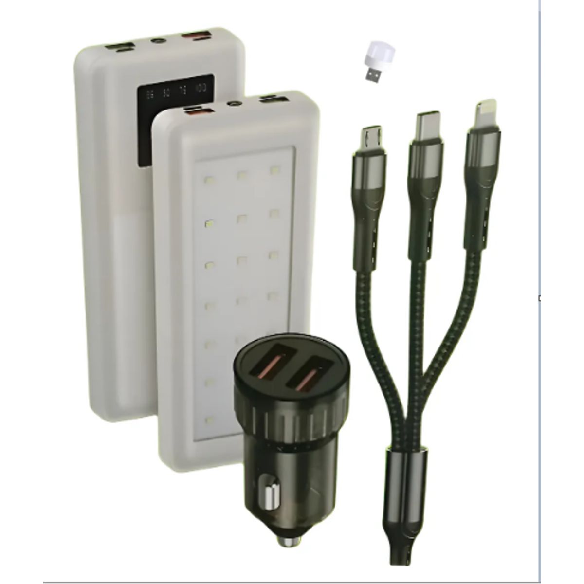 GENERICO - Kit Power Bank 3 En 1 22000mah Banco De Carga Rápida Y-22
