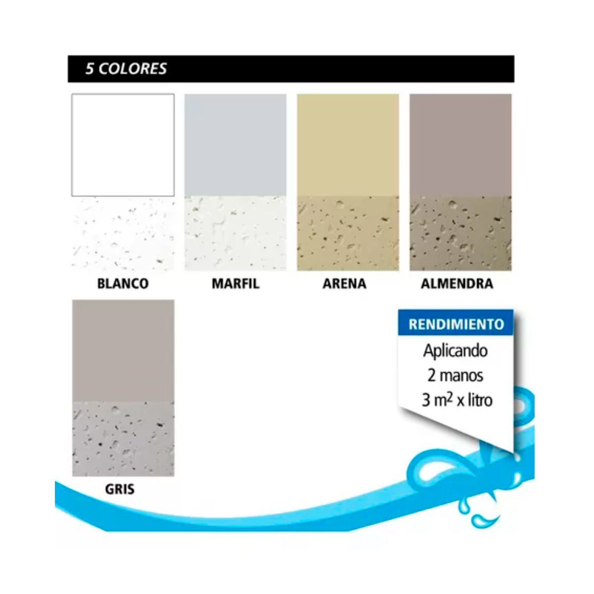 GENERICO - Pintura para pisos atérmicos Impermeabilizante 4 Lts Marfil Liquitech
