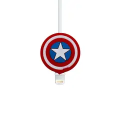 TECNOPALACE - Protector de Cables de Dibujos Animados - N130 Capitan America