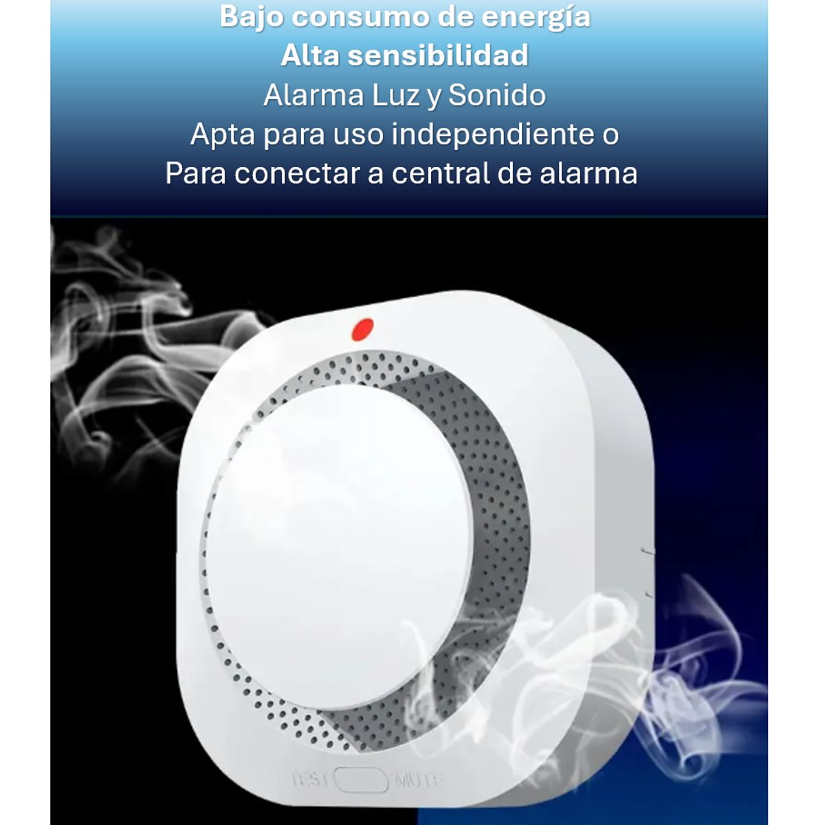 VIPA - Sensor Detector de Humo Inteligente Autonomo