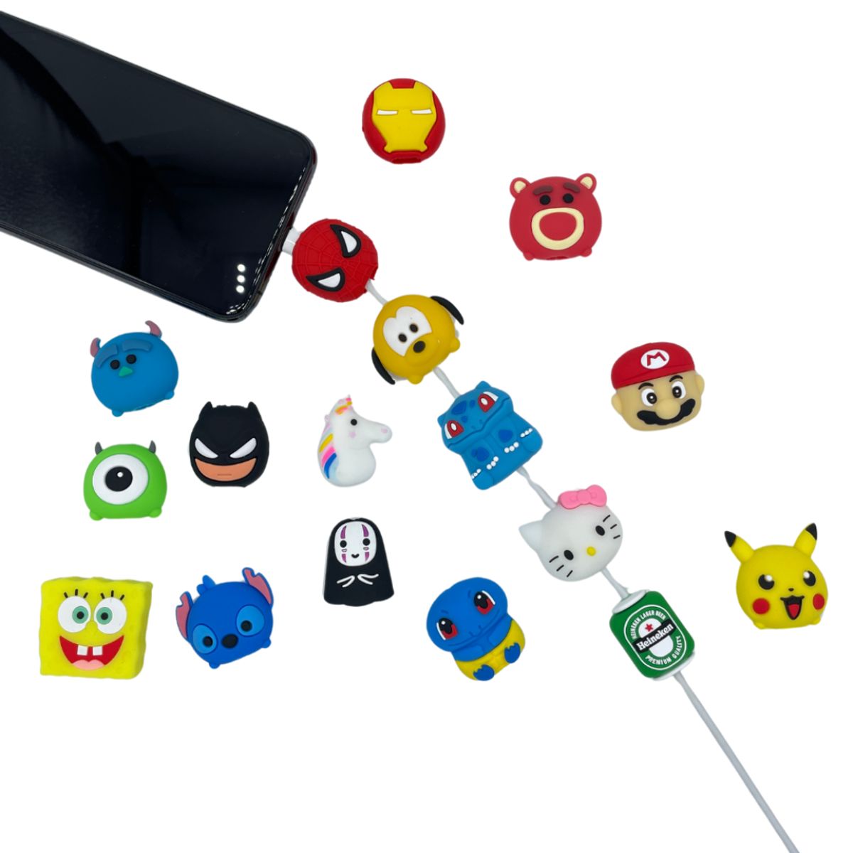 TECNOPALACE - Protector de Cables de Dibujos Animados - N33 Buzz Lightyear