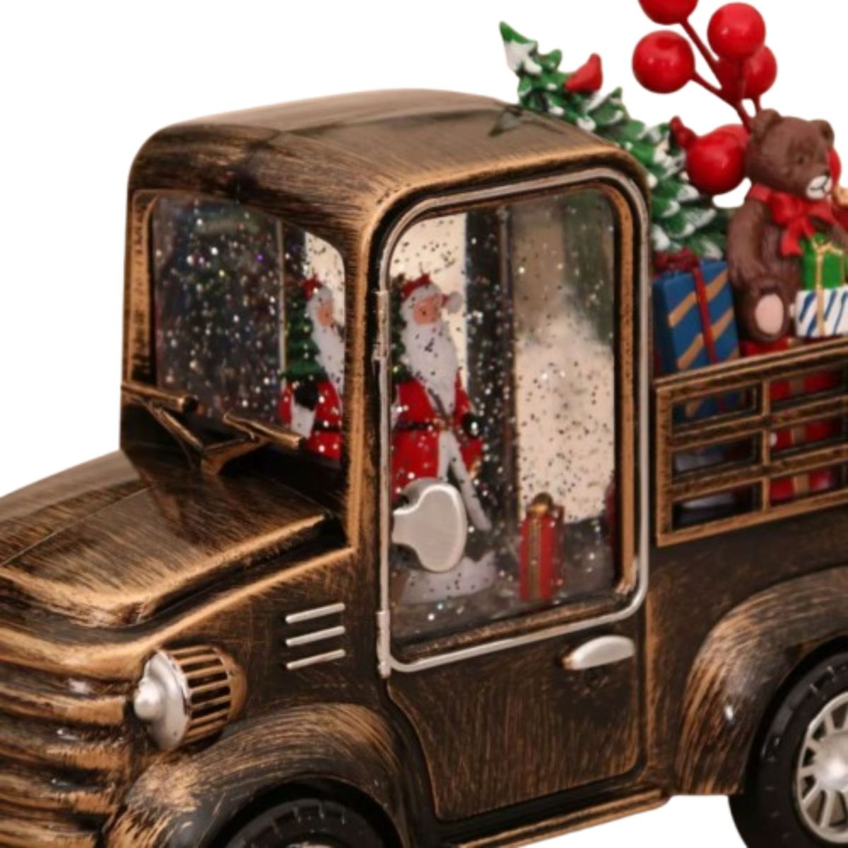 GENERICO - Camioneta Navideña Musical con Luces LED Decoración Mágica de Navidad