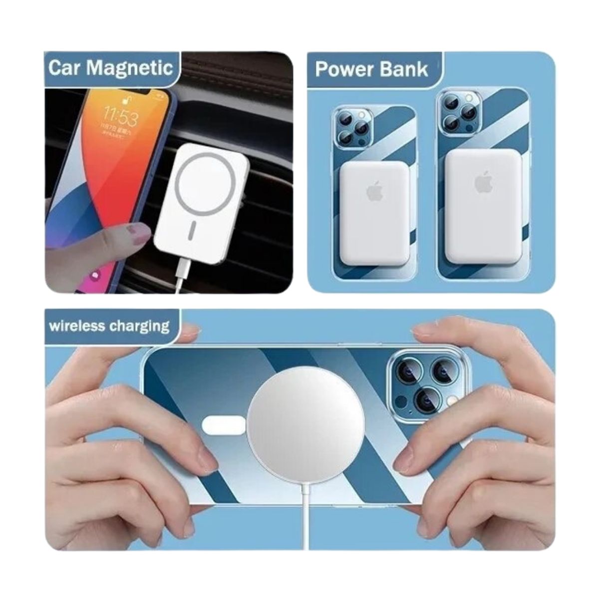 TECNOPALACE - Carcasas Premium Transparentes Con Magsafe Para iPhone 14 Pro