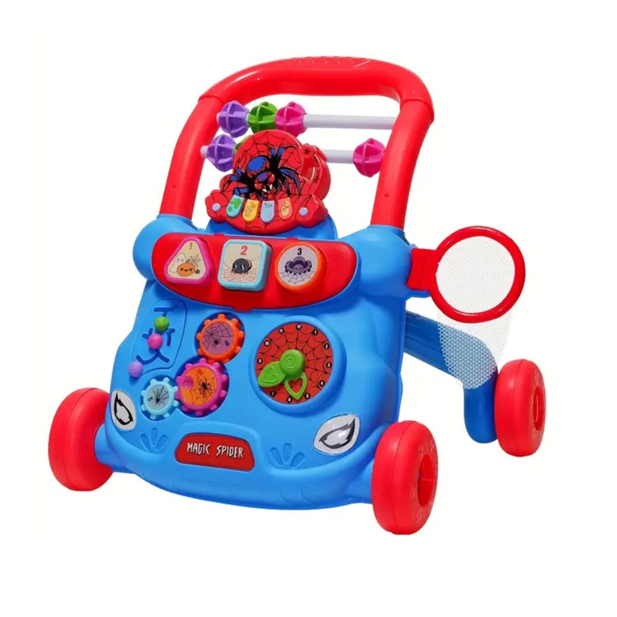 GENERICO - Andador para Bebé Magic Spider con Ruedas Antivuelco Antivuelco Interactivo y Seguro