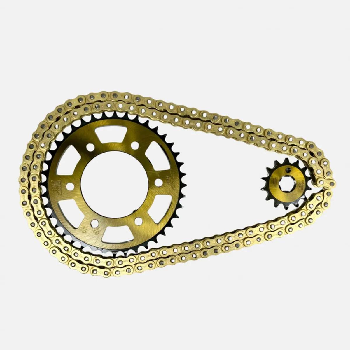 YAMAHA - Kit De Transmisión Yamaha Fz16 40t14t Cadena 428h Dorado