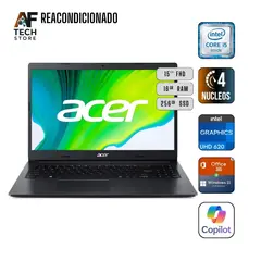 ACER - Notebook N17C4 I5 8th 16GB 256GB - Win11+Office - Reacondicionado Profesional