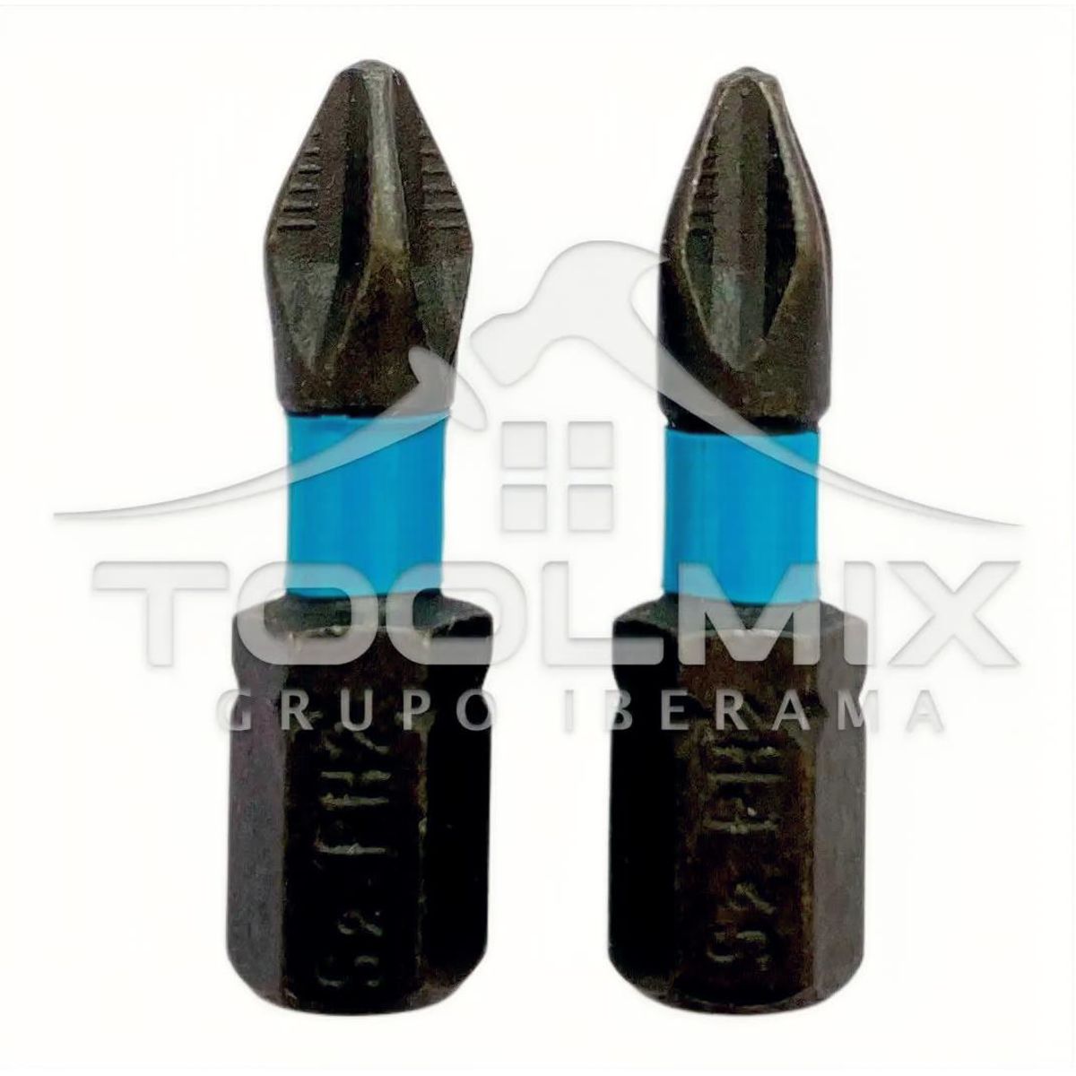 GENERICO - Set / Juego 2 puntas Philips Hexagonal S2-ph2 Magnética 25mm