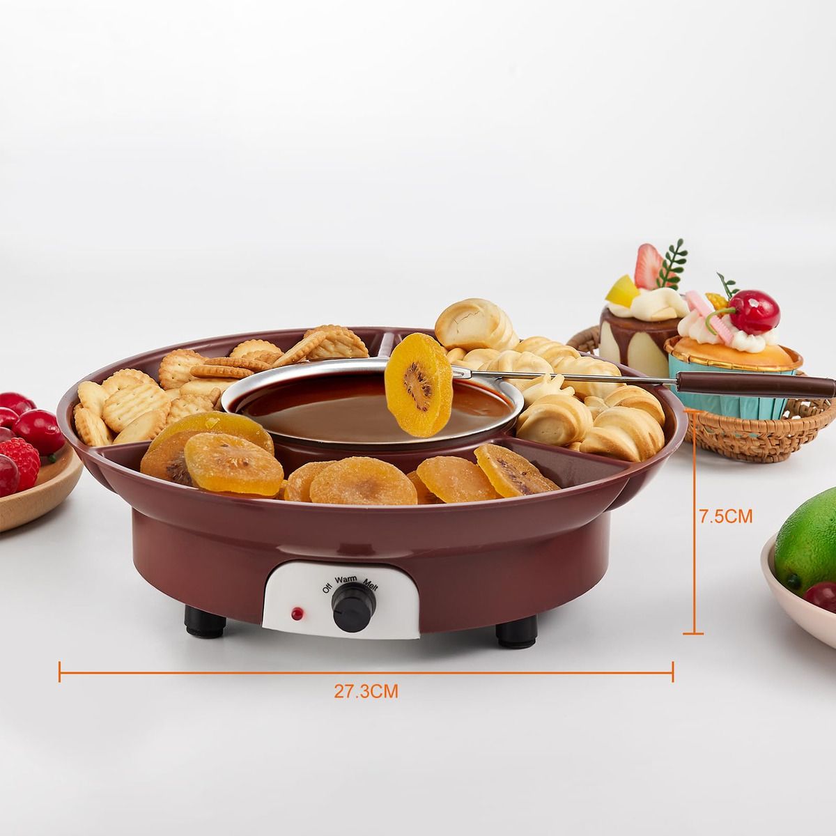 METEX - Fundidor De Fondue De Chocolate