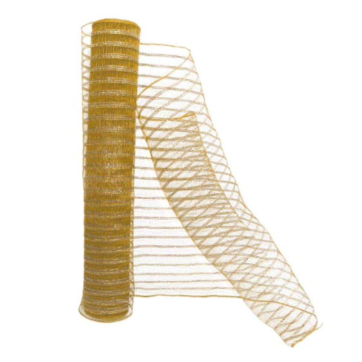 GENERICO - ROLLO 53CMX9M MALLA BOUQUET PP CAFEDORADO X1UNI