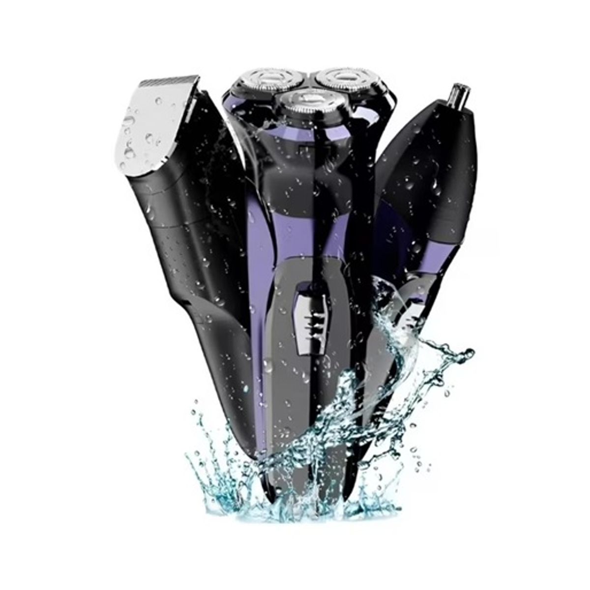 GENERICO - Afeitadora inalambrica 3 en 1 Para Hombres Corta Pelo Recargable