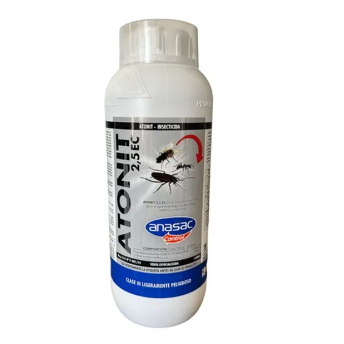 ANASAC - Insecticida Control de Insectos ATONIT 2.5 EC 1 LT