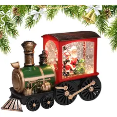 MOVI - Tren De Navidad Iluminado Musical Globo De Nieve