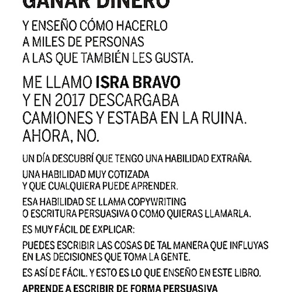 ALIENTA EDITORIAL - Libro Escribo porque me gusta ganar dinero - Isra Bravo