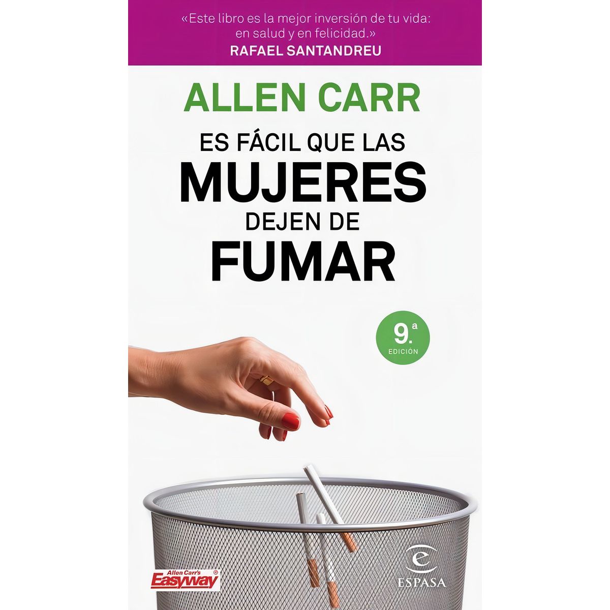 ESPASA - Libro Es fácil que las mujeres dejen de fumar - Carr, Allen