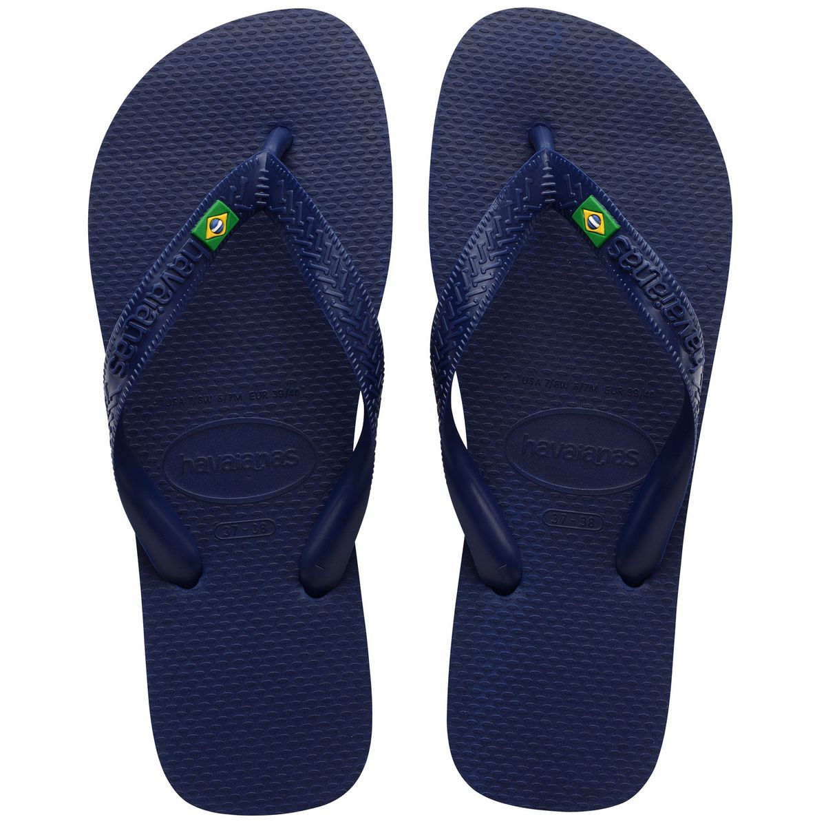 HAVAIANAS - Sandalia Hombre Brasil  Azul Marino Havaianas