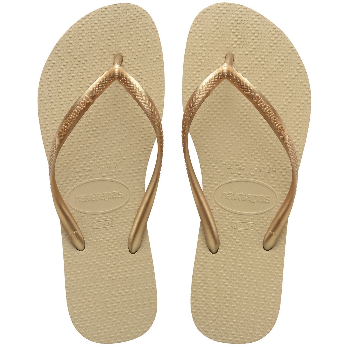 HAVAIANAS - Sandalia Mujer Slim Dorado Claro Havaianas
