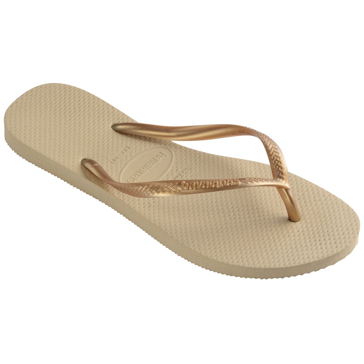 HAVAIANAS - Sandalia Mujer Slim Dorado Claro Havaianas