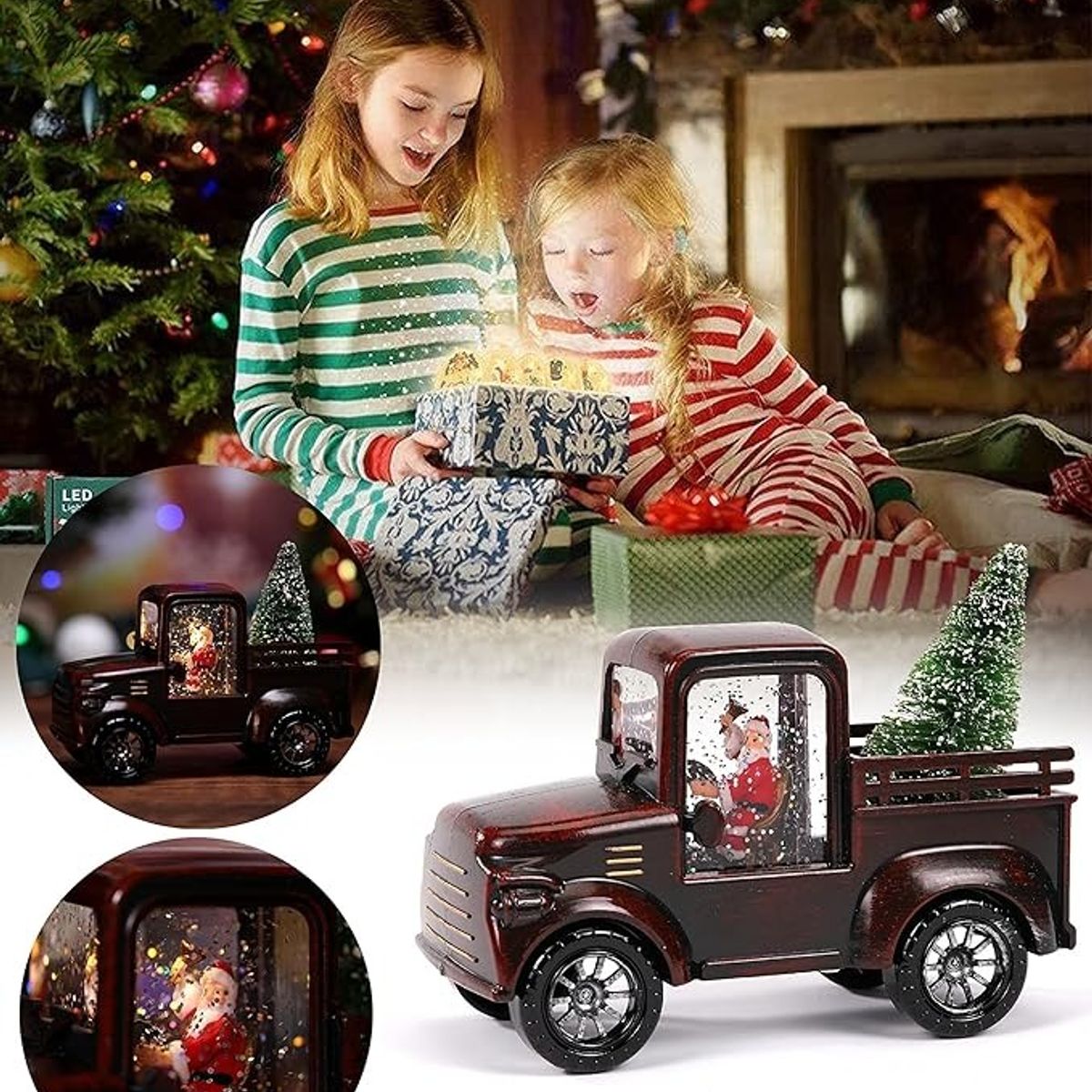 MOVI - CAMIONETA NAVIDEÑA MUSICAL CON LUZ Y REGALOS