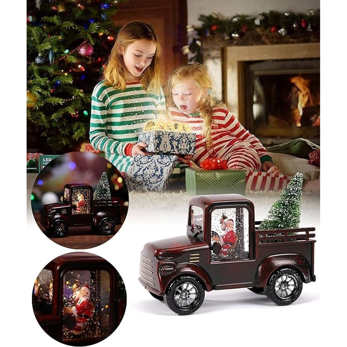 MOVI - CAMIONETA NAVIDEÑA MUSICAL CON LUZ Y REGALOS