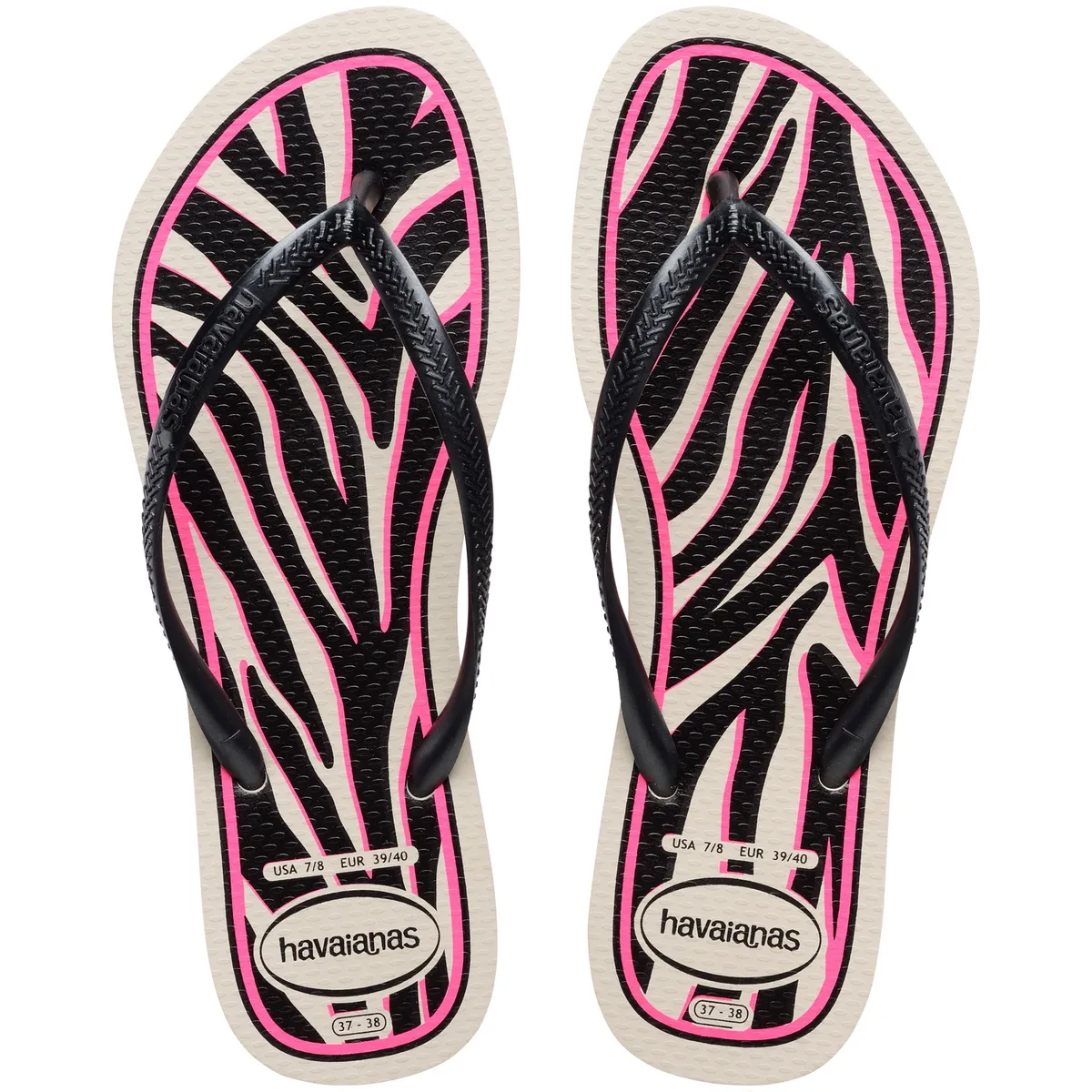 HAVAIANAS - Sandalia Mujer Slim Animal Fucsia Havaianas