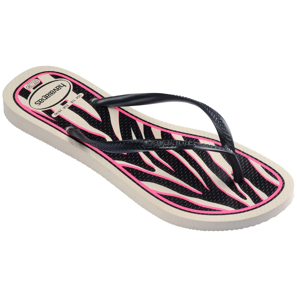 HAVAIANAS - Sandalia Mujer Slim Animal Fucsia Havaianas