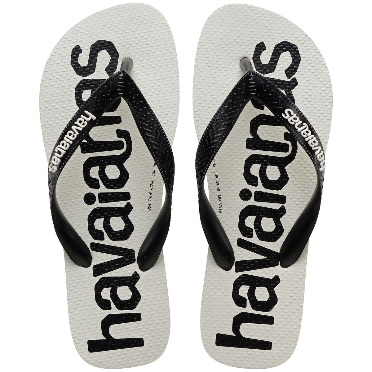 HAVAIANAS - Sandalia Hombre Top Logomania Blanco Havaianas
