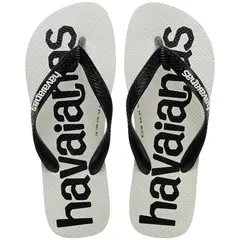 HAVAIANAS - Sandalia Hombre Top Logomania Blanco