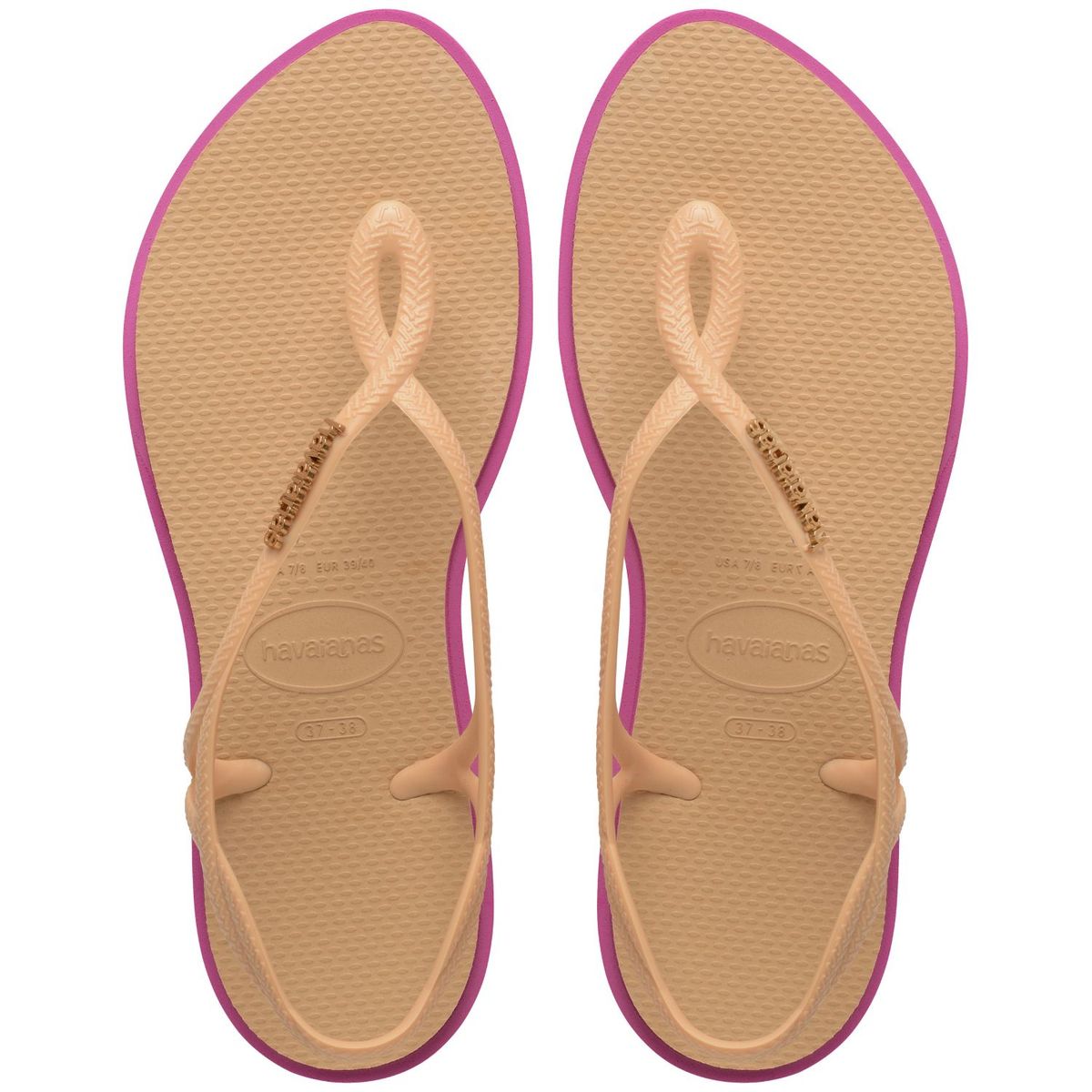 HAVAIANAS - Sandalia Mujer Luna Point Beige Havaianas