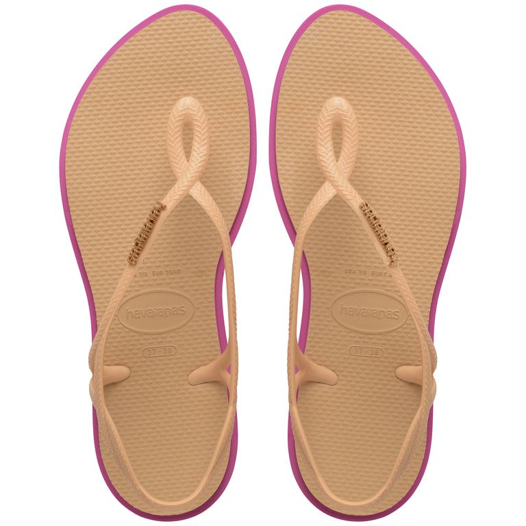 Sandalia Mujer Luna Point Beige