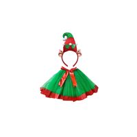 DISFRAZ DE DUENDE O ELFO CON TUTU NIÑA 30CM LARGO