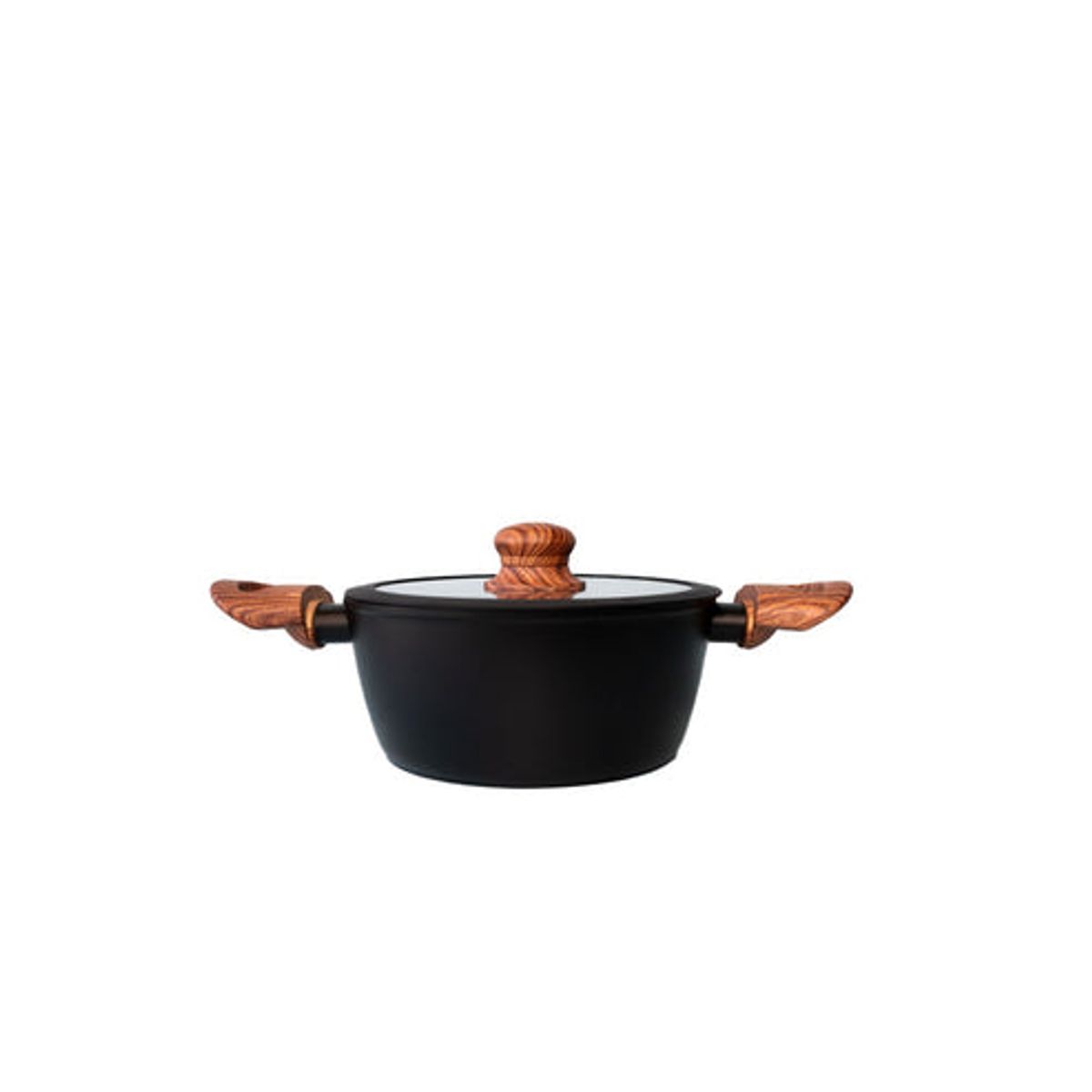 KEEP - BATERIA DE COCINA ANTIADHERENTE KEEP GRANITE LINE 7 PCS NEGRO