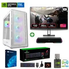 AMD CORP - Pc Gamer Intel i5-12400F - 16GB - RTX 5060 - 1TB (Parlante + Monitor 24") AIRP-W