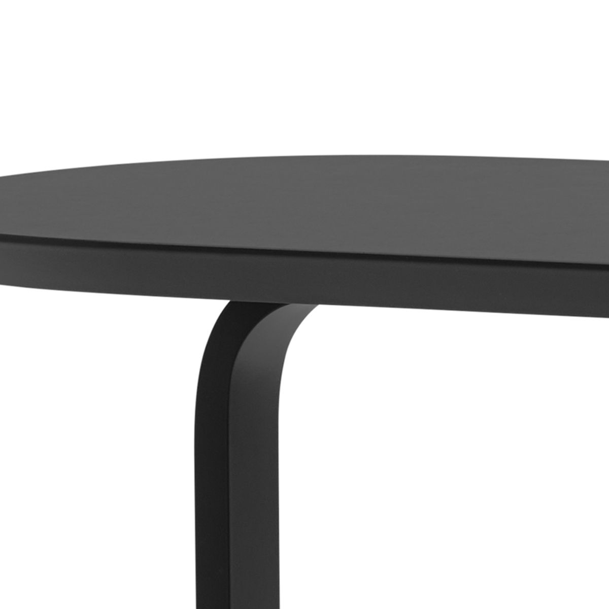 MOBOI - Mesa De Centro Lateral Auxiliar Minimalista Negra