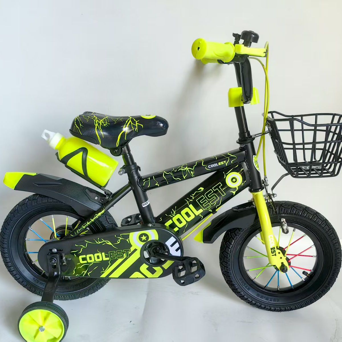 GENERICO - Bicicleta Aro 16 Para Niños Con Ruedas De Aprendizaje