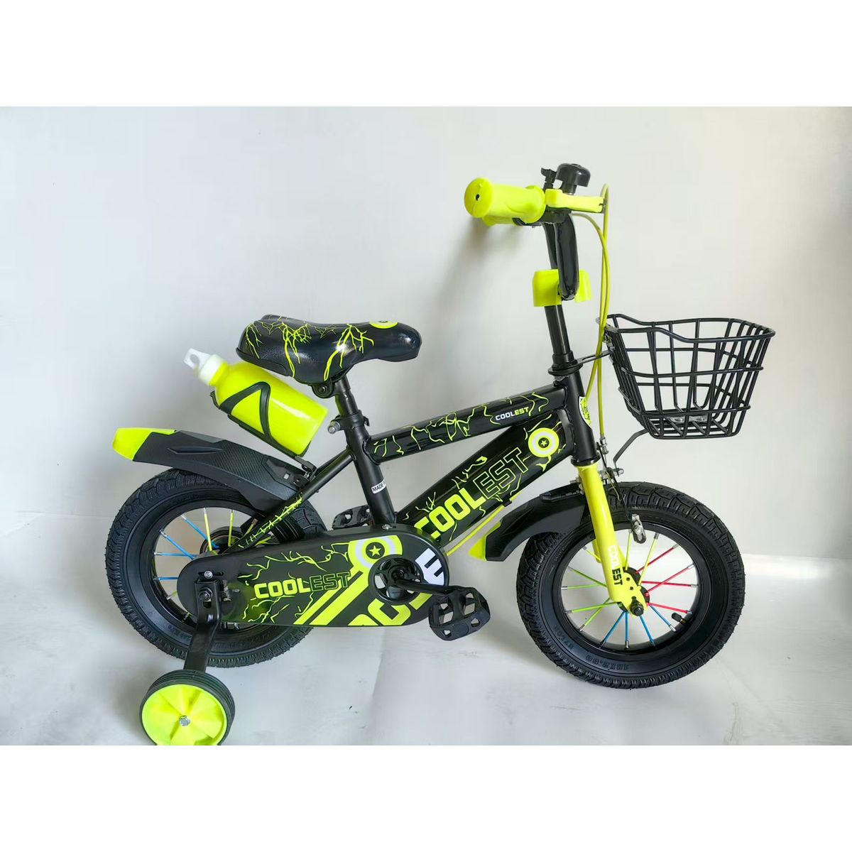 GENERICO - Bicicleta Aro 16 Para Niños Con Ruedas De Aprendizaje