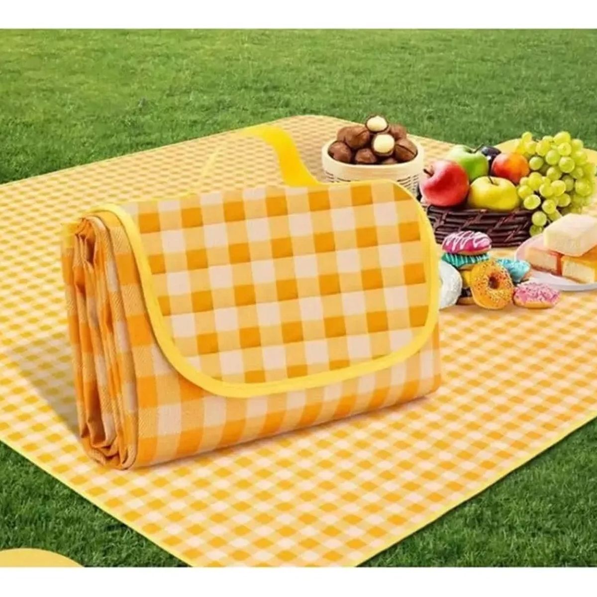 NO LOGO - Manta Picnic Camping Playa Piscina Lona Impermeable