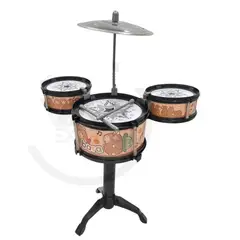 GENERICO - PACK X 3 BATERÍA DE JUGUETE LA CAPIBATERIA INSTRUMENTO MUSICAL DE JUGUETE