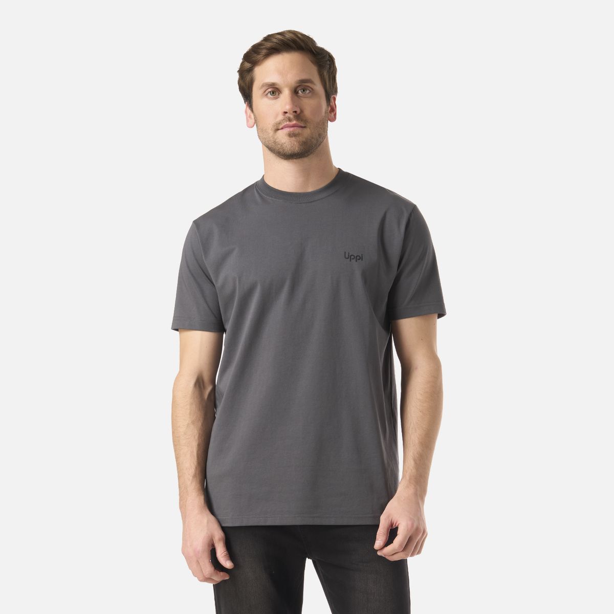 LIPPI - Polera Hombre Green Sorona T-Shirt Grafito Lippi
