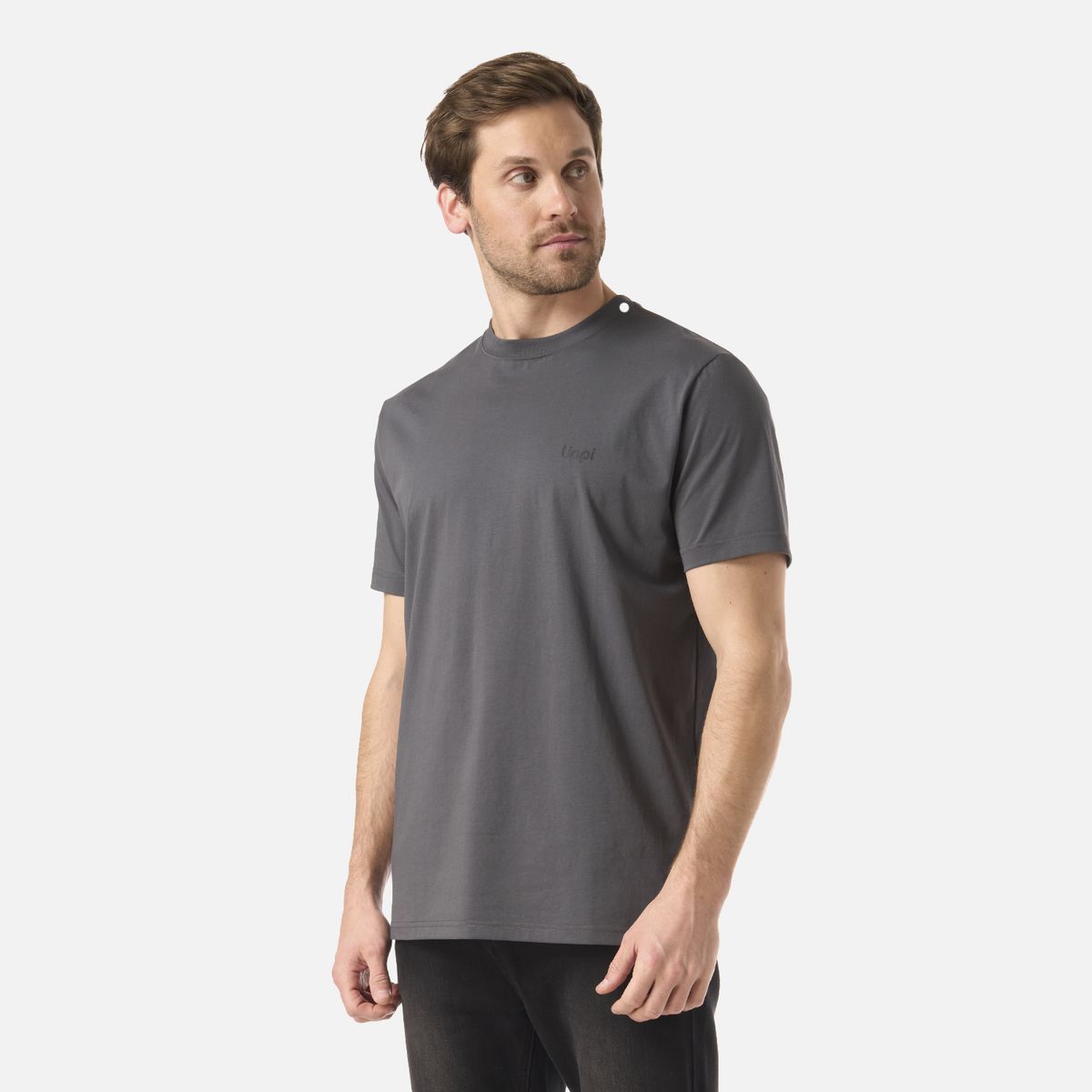 LIPPI - Polera Hombre Green Sorona T-Shirt Grafito Lippi