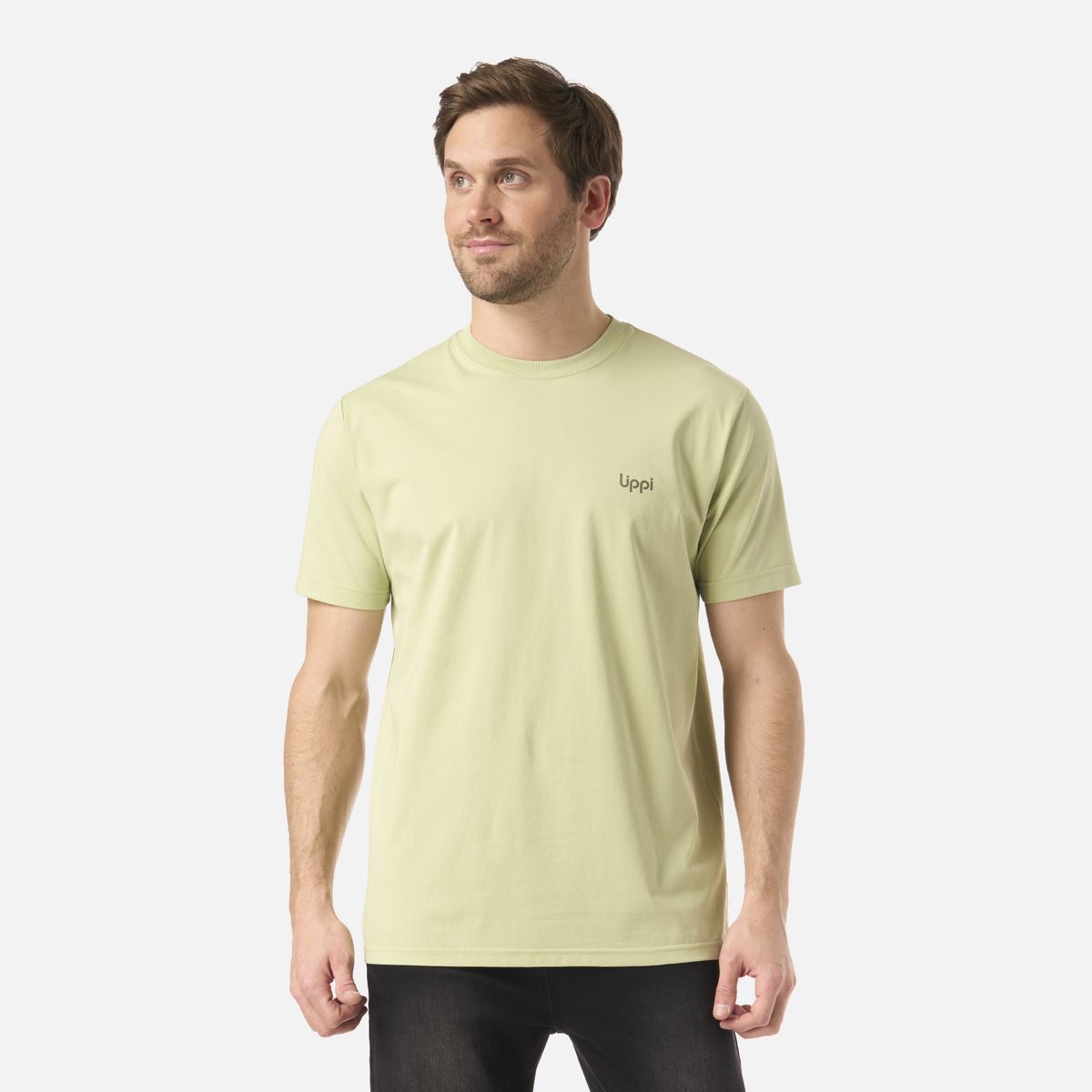 LIPPI - Polera Hombre Green Sorona T-Shirt Verde Manzana Lippi