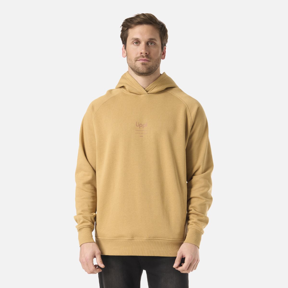 LIPPI - Polerón Hombre Ulmo Light Hoody Sweatshirt Mostaza Lippi