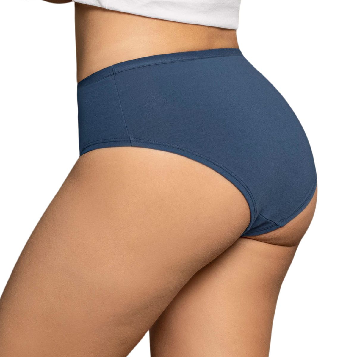LEONISA - Leonisa Pack x 3 calzones clásicos de máxima comodidad y frescura 12771X3 Fondo Amarillo Estampado / Coral / Azul