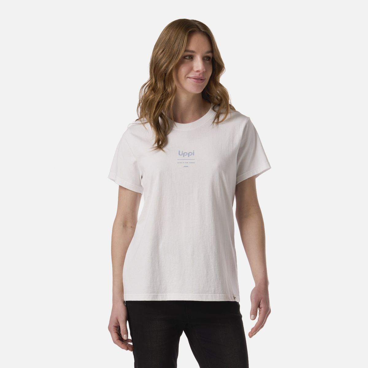 LIPPI - Polera Mujer Ulmo Mid Point T-Shirt Blanco Lippi