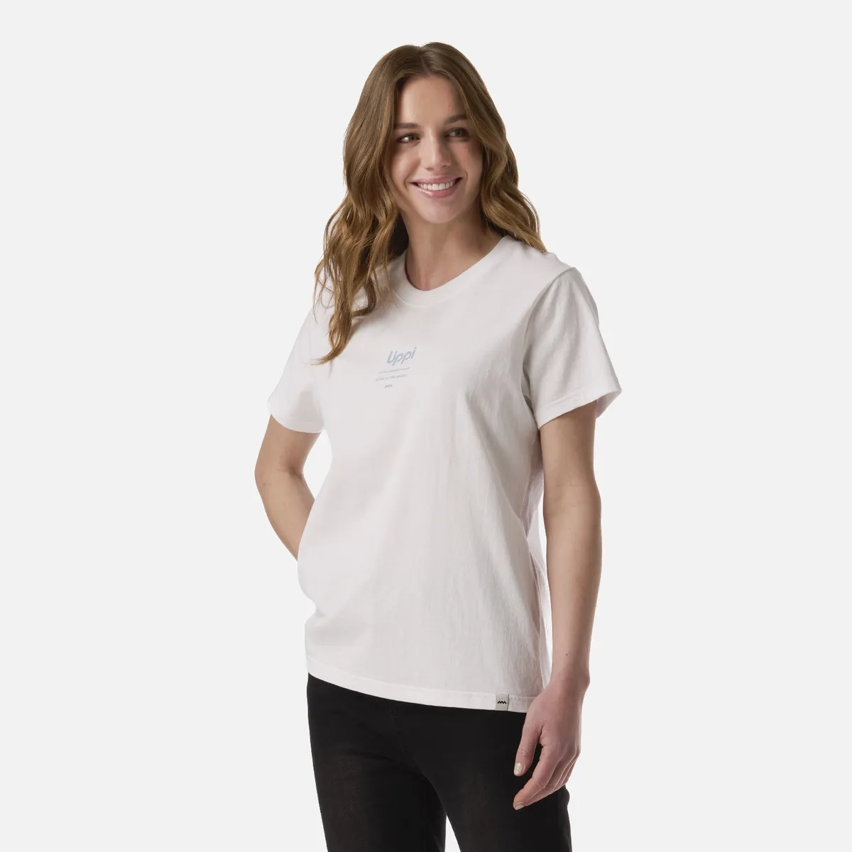 LIPPI - Polera Mujer Ulmo Mid Point T-Shirt Blanco Lippi
